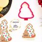 Preview: Ausstecher PLA Weihnachtsbaum mit Aufleger